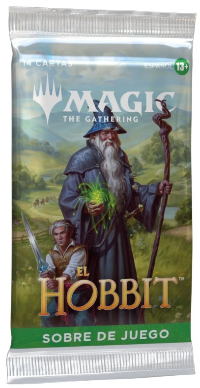 El Hobbit: Sobre de juego.